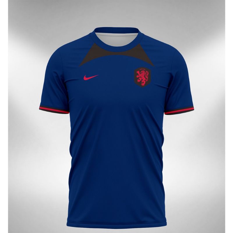 BAJU KAOS JERSEY BOLA TIMNAS BELANDA AWAY PIALA DUNIA TERBARU 2022 2023 FREE NICKNAME DAN NO PUNGGUN