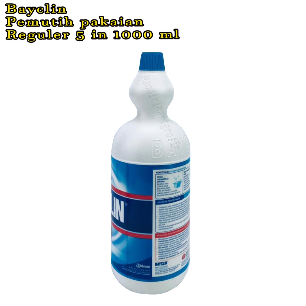 Pemutih pakaian * Bayclin * Reguler 5in1 * 1000ml