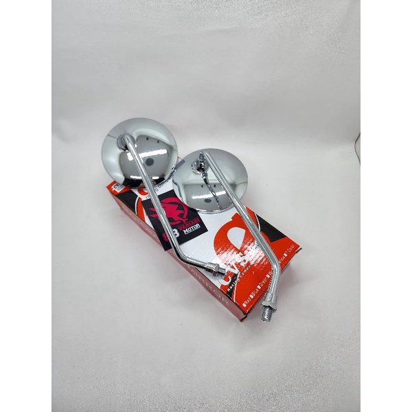 Spion Bulat Chrome Vespa Drat Honda Dan Yamaha Universal