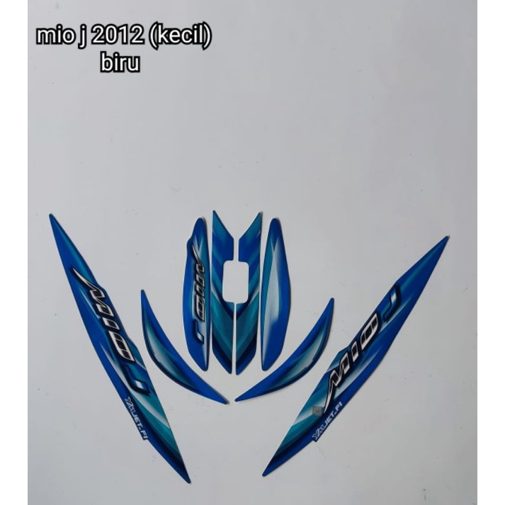 STRIPING MIO J 2012 BIRU