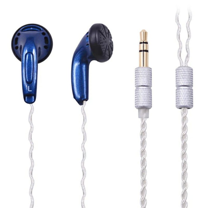 NiceHCK PK1 DIY MX500 Earbud Earphone Flat Head Plug Earplugs Headset