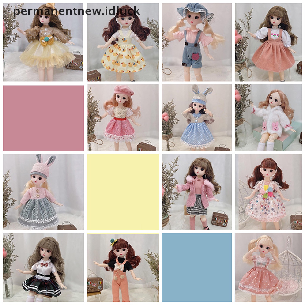 (luckypermanentnew) Mainan Baju Boneka Princess BJD 30cm 1 / 6 Untuk Anak Perempuan (ID)