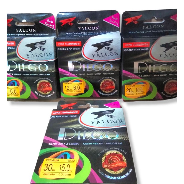 Senar Anti keriting Falcon Diego