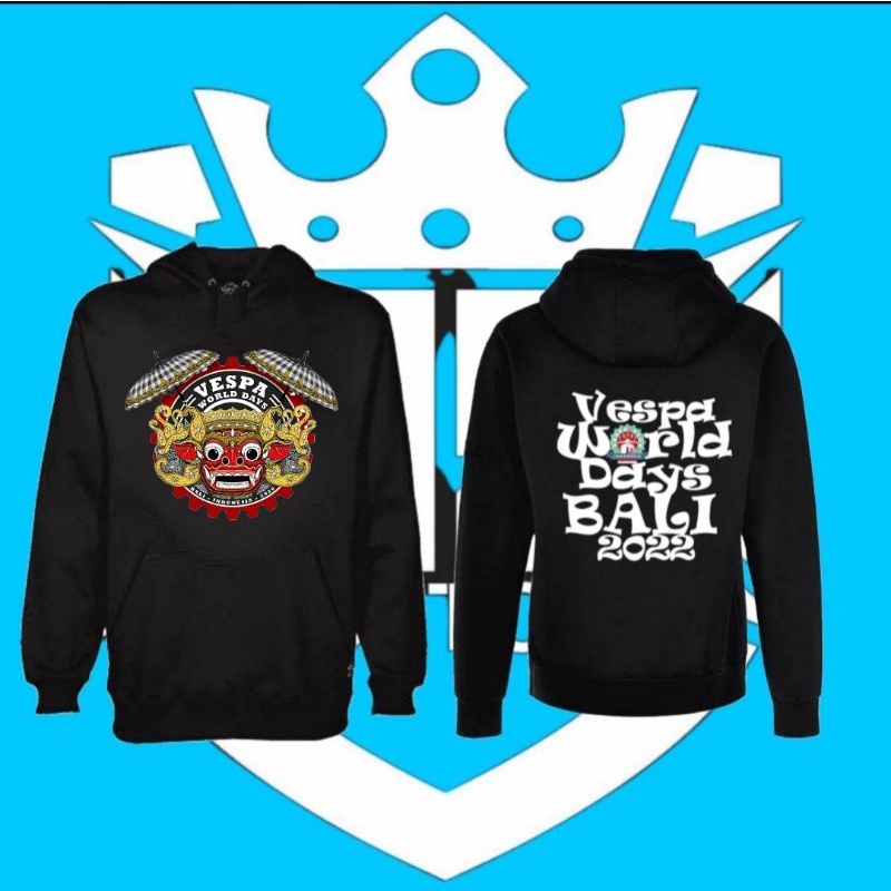 Jaket Hoodie Vespa World Days 2022//Jaket VWD//Jaket Vespa Club Indonesia