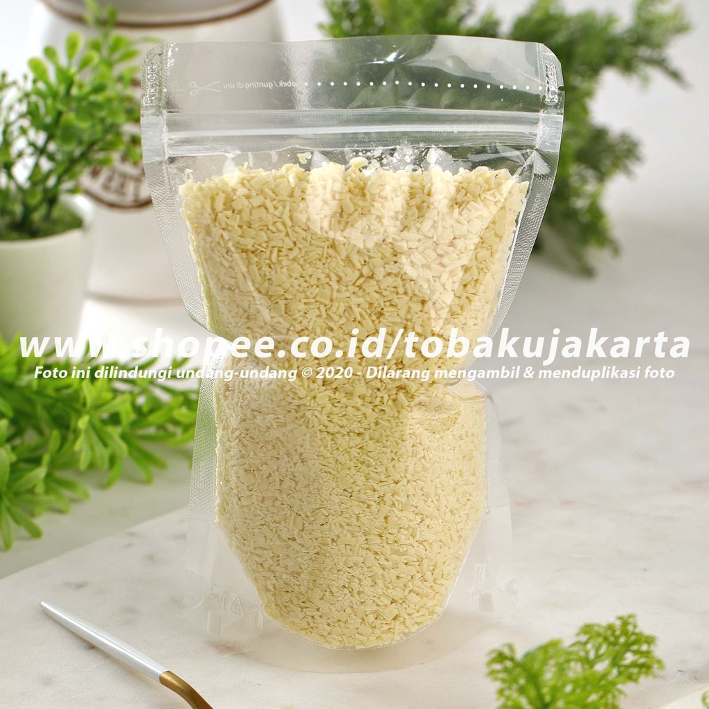 Tulip COCOA BUTTER Crumb 500gr Lemak Kakao Cokelat Chocolate Asli Cacao