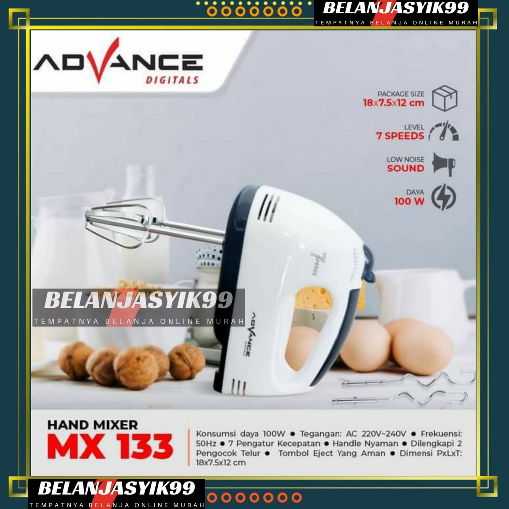 HAND MIXER ADVANCE MX 133 / MIXER ADVANCE MX-133