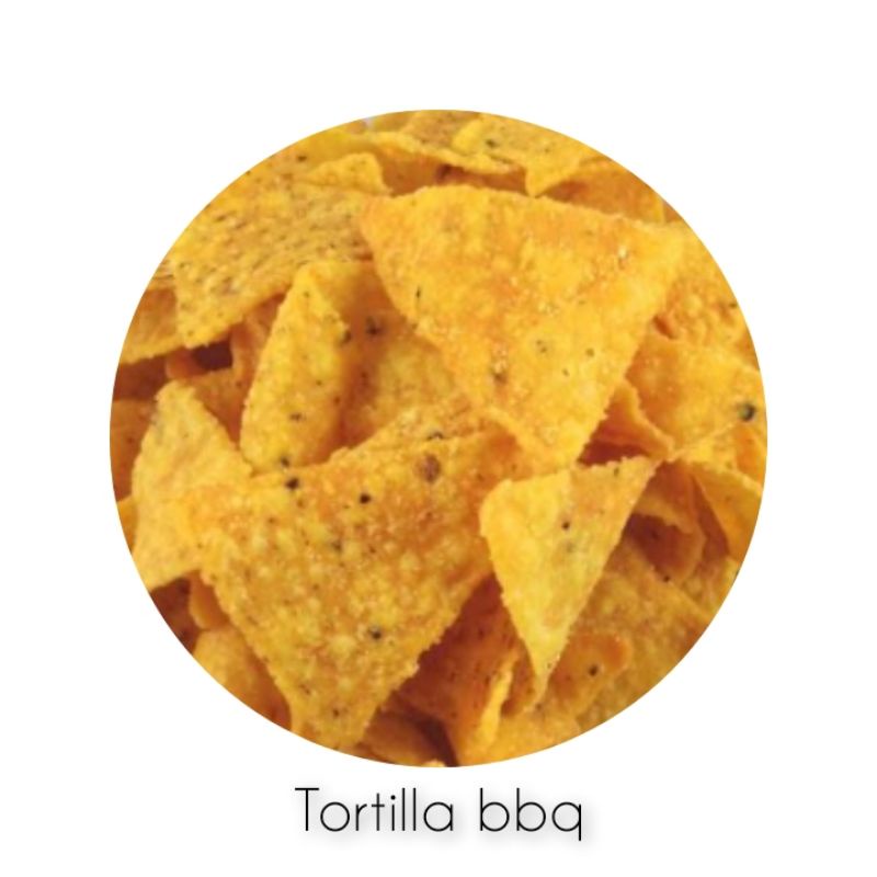 

TORTILA BARBEQUE 500 gram / TORTILLA BBQ / snack cemilan kiloan enak murah