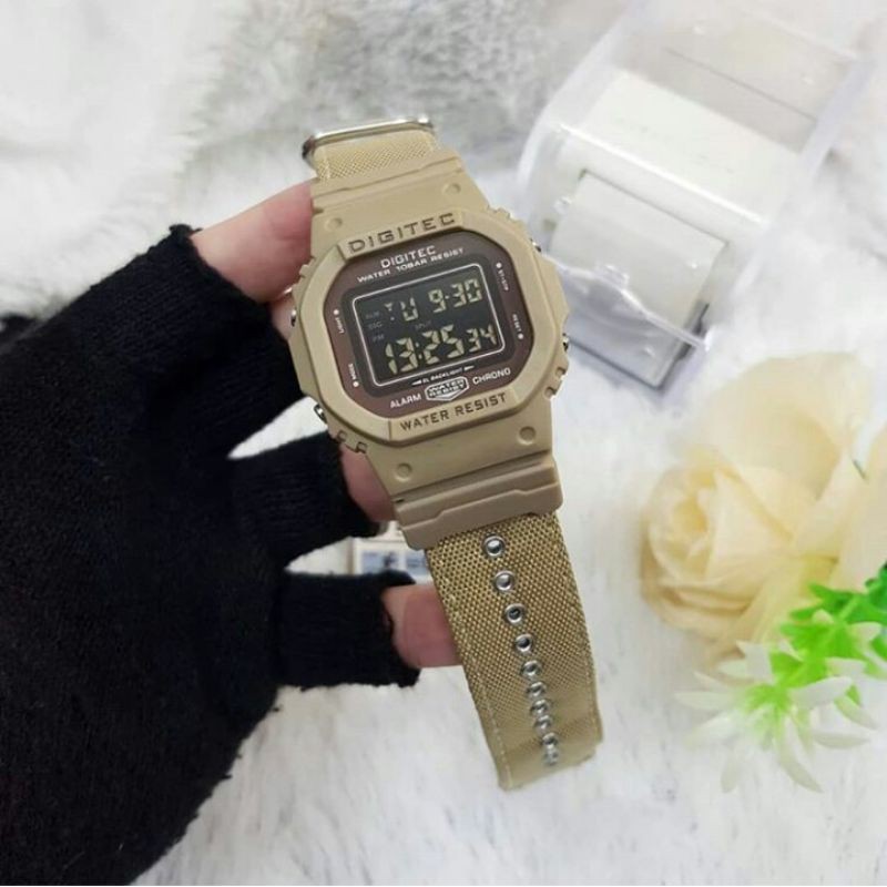 Jam tangan pria DIGITEC Dg 6034 original