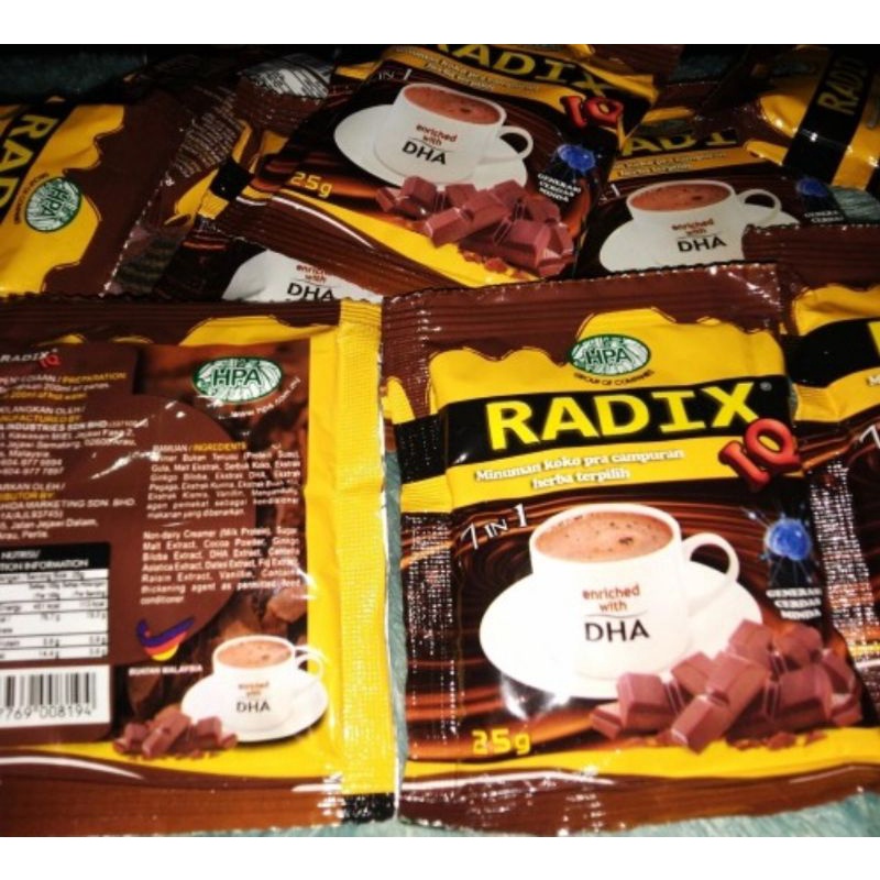 

1 SACHET RADIX IQ