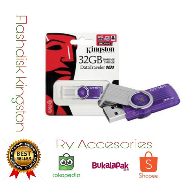 Flashdisk kingston 32GB / Flashdisk USB kingston 32GB / Flashdisk eksternal 32GB