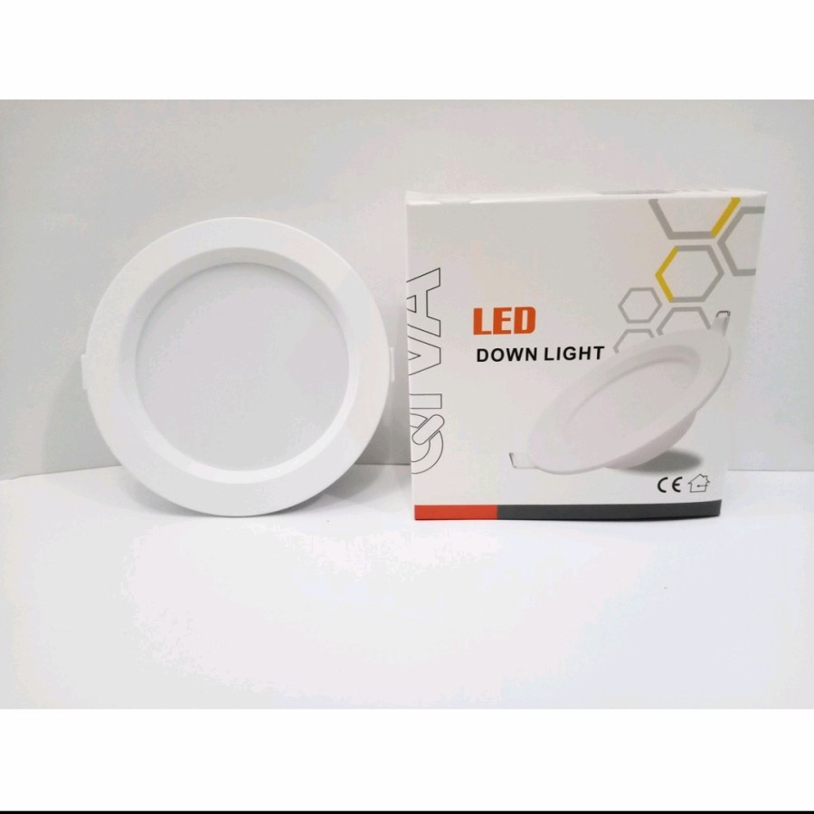 Lampu Led Downlight 9 Watt Putih IB Panel Light 9w Inbow Drop Ceiling Tanam Round Plafon Drop Ceilin