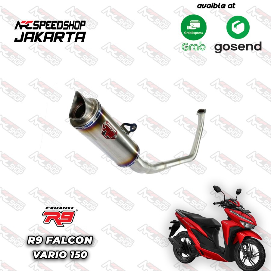 Knalpot R9 New Falcon Vario 150 Old Fullsytem