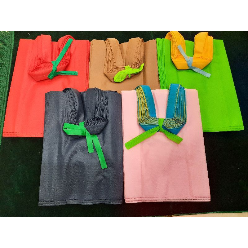 Tas Sponbound Tas kain Paper Bag Souvenir Tahlilan Haul GoodieBag Oleh-Oleh Haji dan Umroh