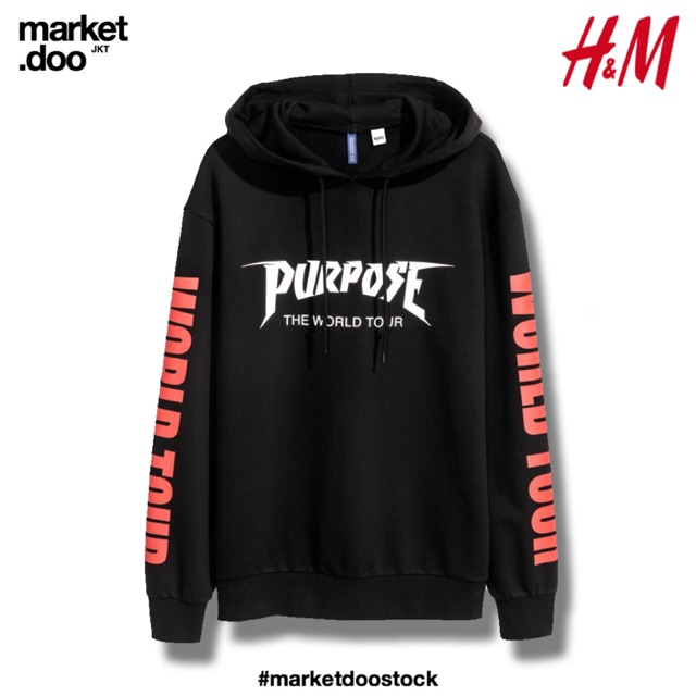 purpose tour hoodie h&m