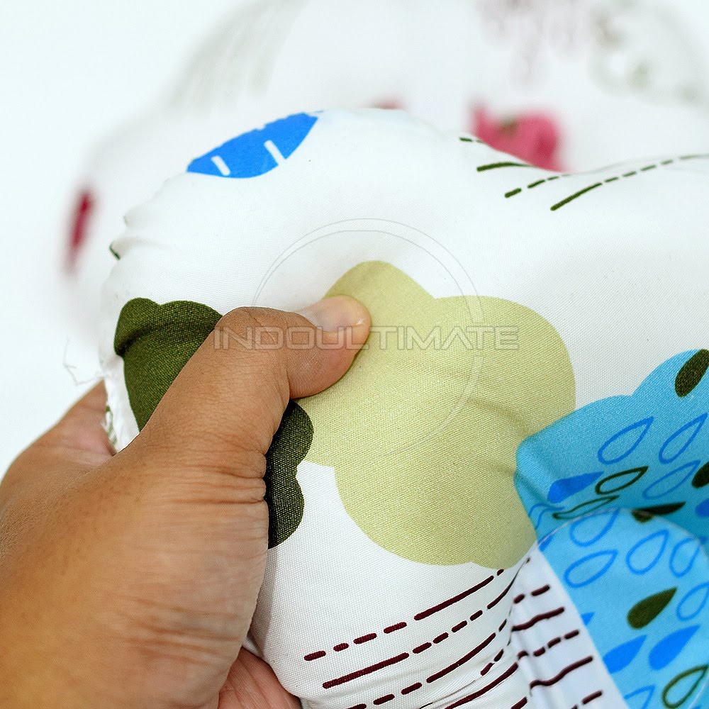 Bantal Bayi Anti Peyang bergambar BABY LEON BY-94-11 (Bahan CVC) Bantal Tidur Bayi Perlengkapan Bayi