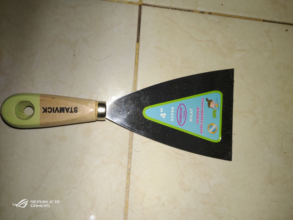 Kapi Gagang 4 Inch (10cm) Stamvick / Skrap / Scraper / Kape 4 Inch
