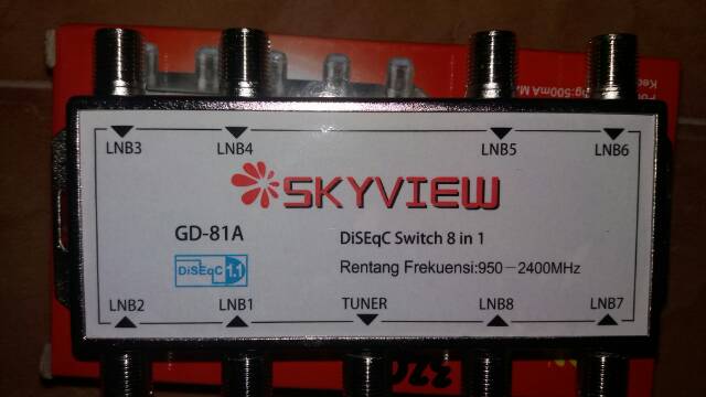 Diseq 8x1 multi skyview hd