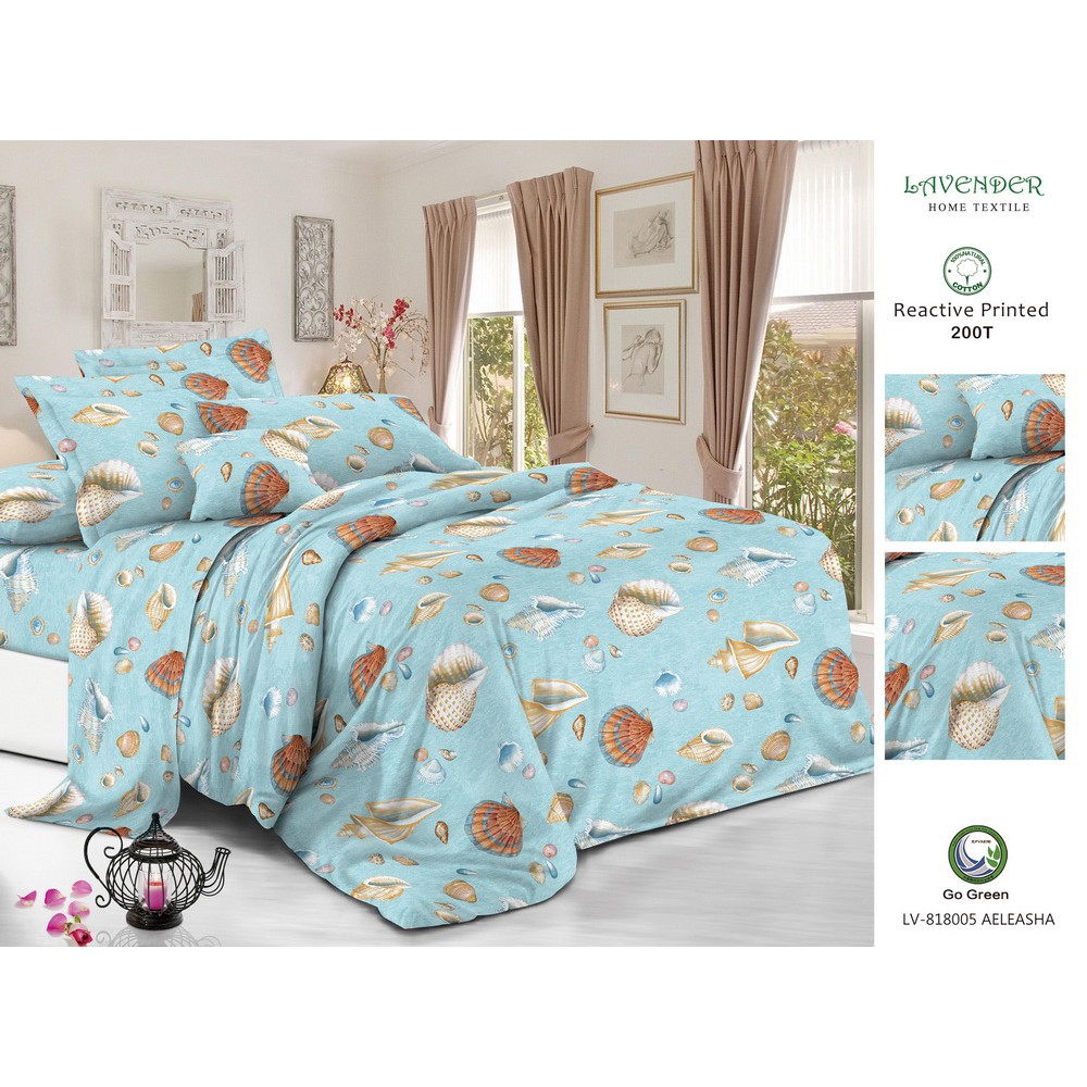 Idola Style Lavender Sprei Katun Jepang LVZ-8005
