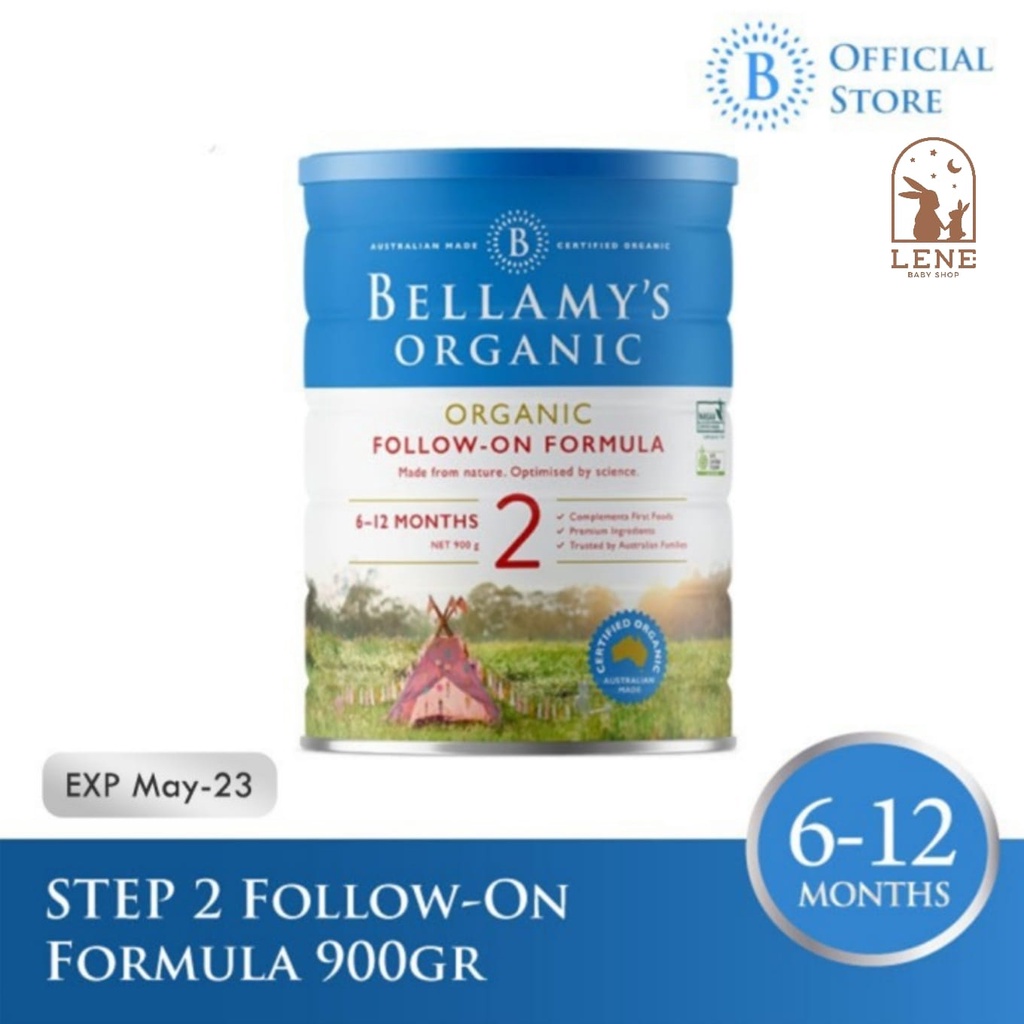 Bellamys Organic STEP 2 FOLLOW-ON FORMULA Bellamy SUSU FORMULA 6-12MONTHS 900G