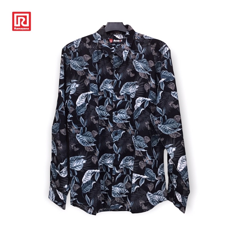 Benhill Kemeja Printing Pria Lengan Pendek