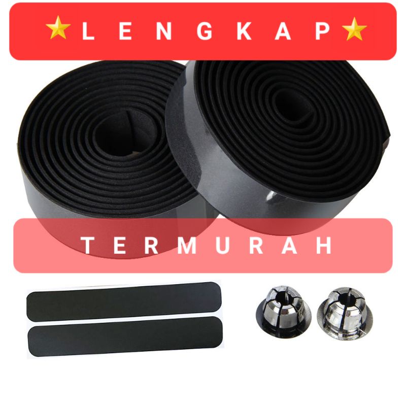 LENGKAP &amp; TERMURAH !!! BARTAPE BAR TAPE SEPEDA BALAP ROADBIKE ROAD BIKE DROP BAR