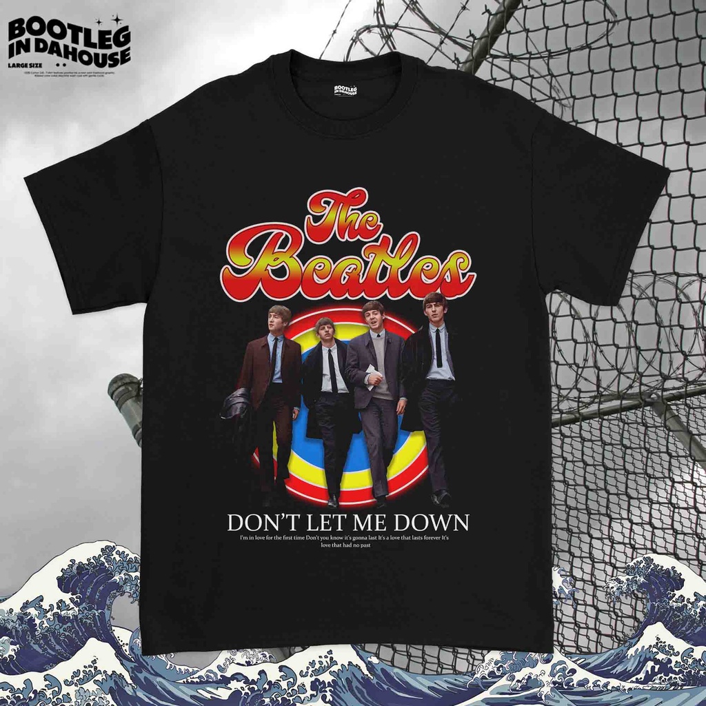 Kaos Band The Beatles - Baju Band The Beatles Vintage