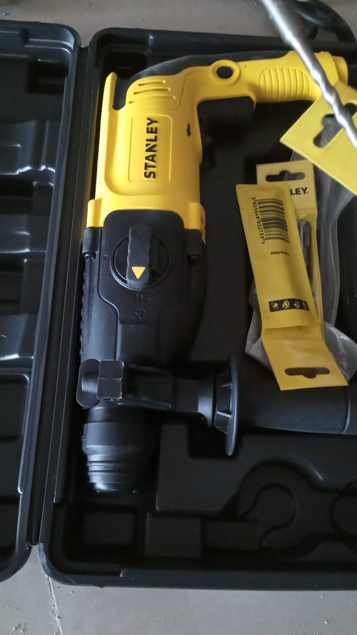 Mesin Bor Beton Set Hammer Drill 26mm Shr263ka Stanley Shr 263 Ka