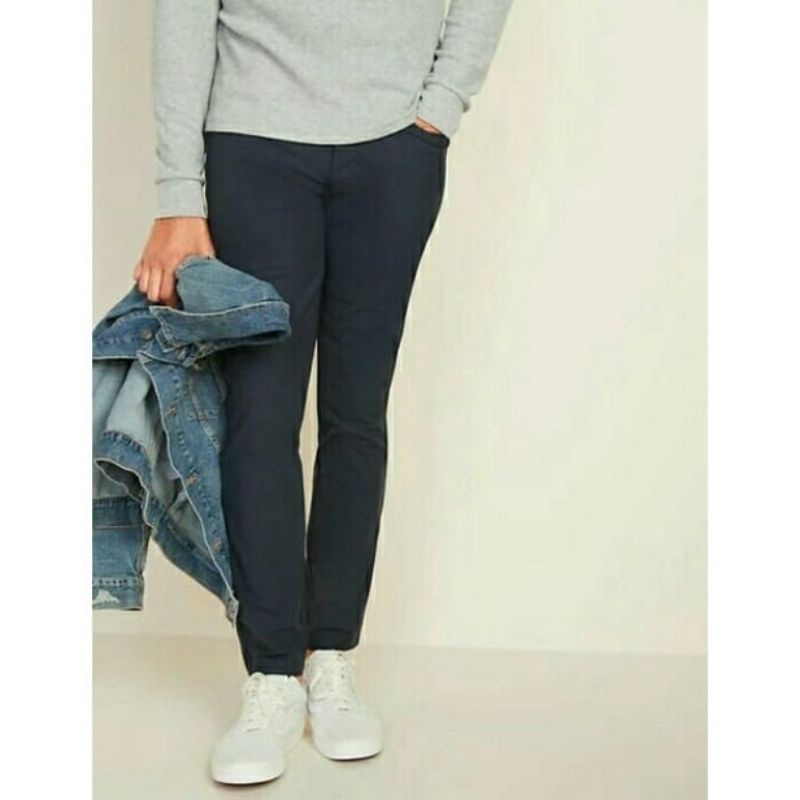 GOLF PANTS ON SLIM GO DRY COOL HYBRID NAVY CELANA GOLF PRIA