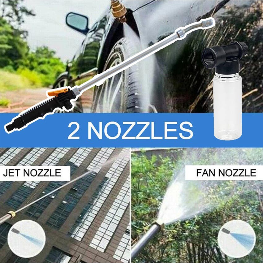 Wt Kepala Selang Air Tekanan Tinggi Ukuran 30/48cm Untuk Mencuci Mobil/Taman-2