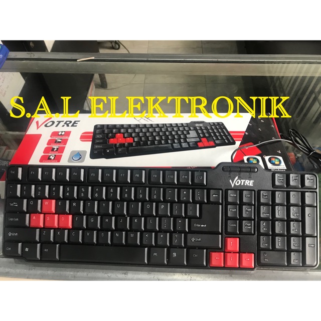 keyboard VOTRE Basic Usb KB2308-Hitam