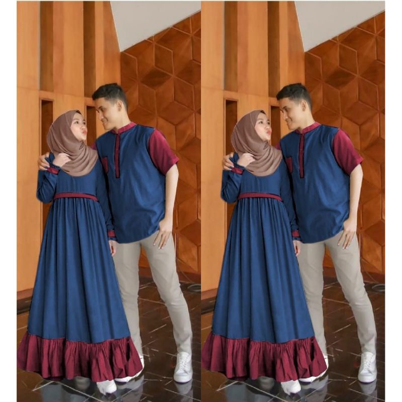 COUPLE ARON CP GAMIS PASANGAN