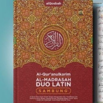 Al Quran Al Qosbah A4 Al-Madrasah Duo Latin Sambung Penerbit Al Qosbah alquran