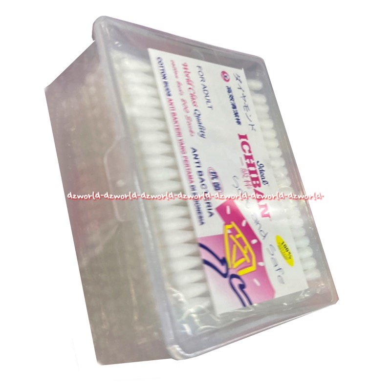 Ideal Ichiban Cotton Buds 200sticks For Adult Anti Bacteria Korek Kuping Untuk Dewasa Anti Bacteria Korek Kuping Aman Anti Bakteri Ichi Ban Catun Buds Soft And Safe Coton Bud