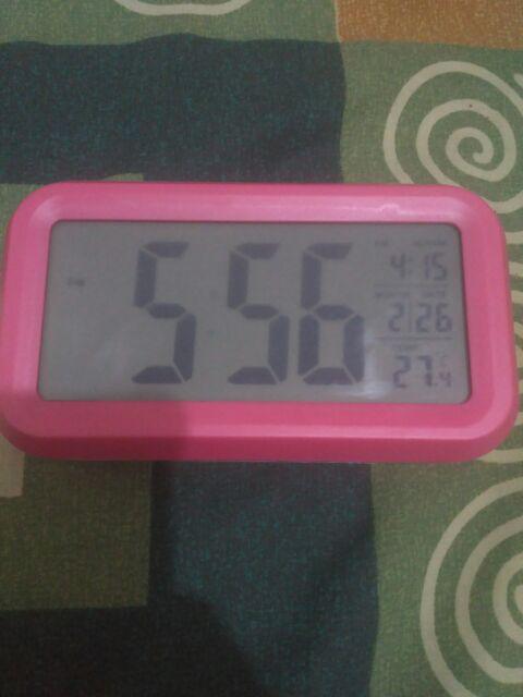 Jam Meja Digital,pengukur Suhu,alarn