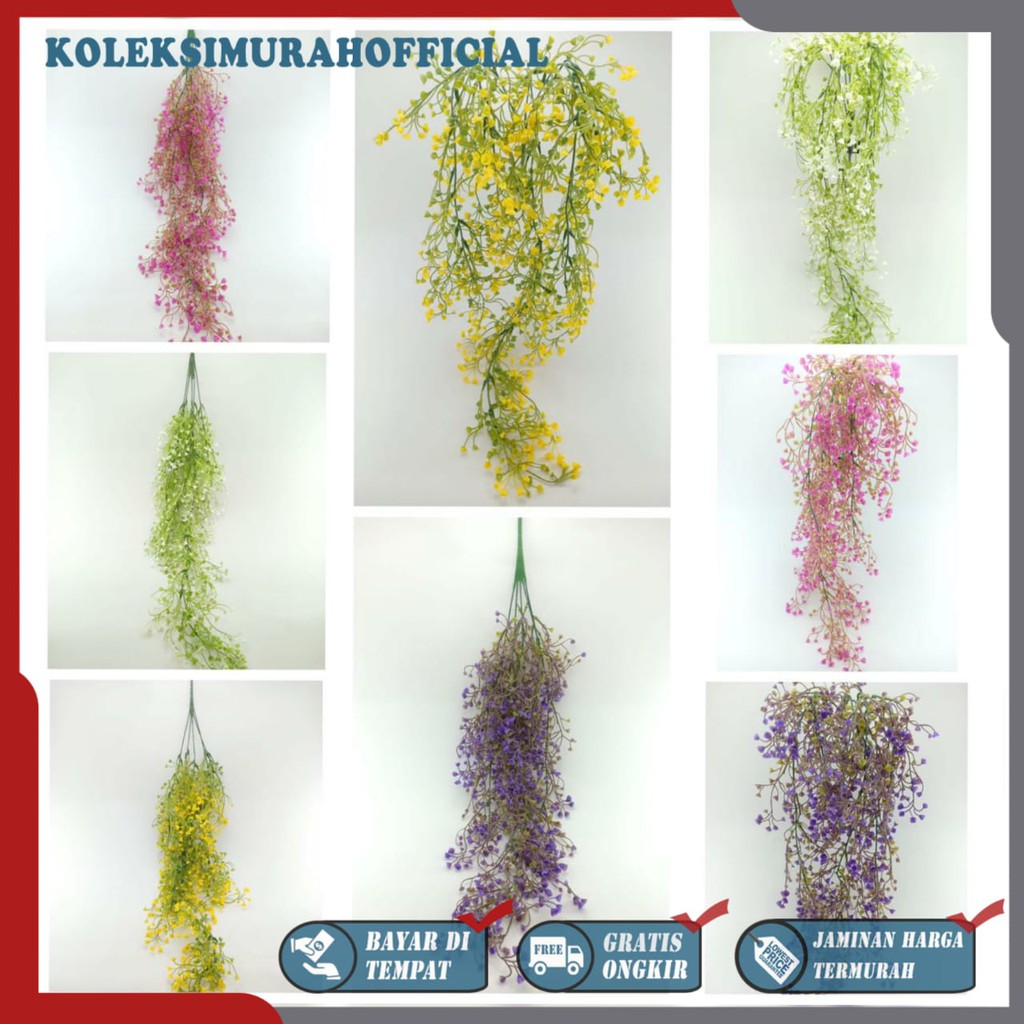 COD DAUN GANTUNG TANAMAN HIAS TANAMAN DAUN PLASTIK TANAMAN HIAS RUMAH BUNGA GANTUNG BUNGA DR7705