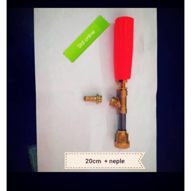 Gun 20cm stik sanchin dan neple stik cuci motor