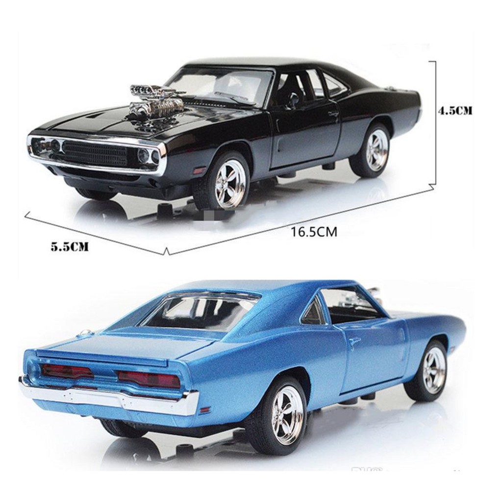 Diecast mobil Fast Furious Dodge Charger 1970 Miniauto Original 1:32 TOP MODEL METAL COLLECTION