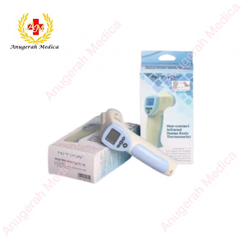Thermo gun Nitika/ Thermometer Tembak/  Digital Non contact Forehead Infrared Thermometer