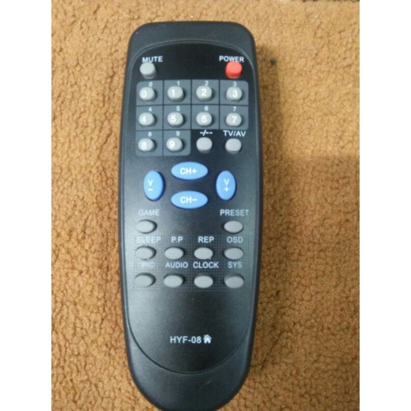 Remot tv MITOCHIBA HYF-08 - remote control televisi tv tabung mitociba
