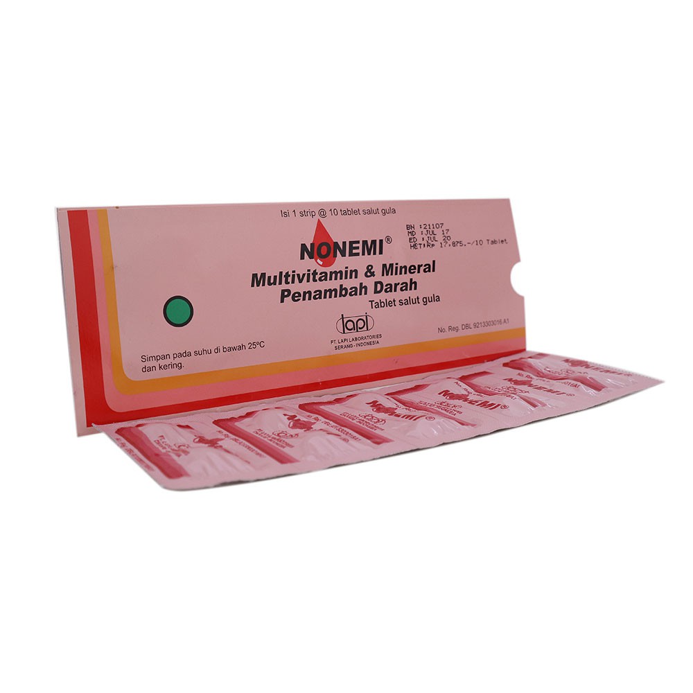 NONEMI TABLET BOX penambah darah