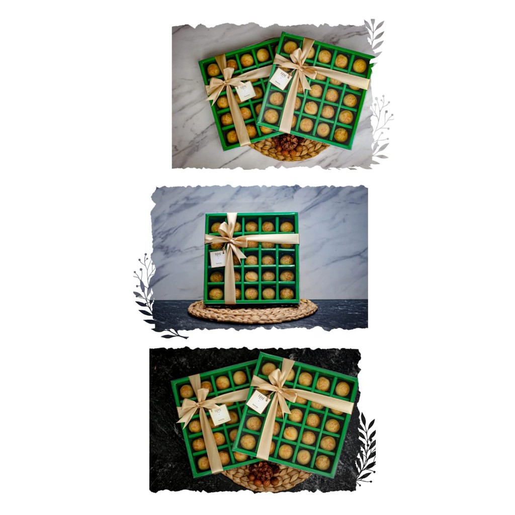 

KUE KERING NASTAR HAMPERS LEBARAN (ISI 25 PCS) FOM COOKIES