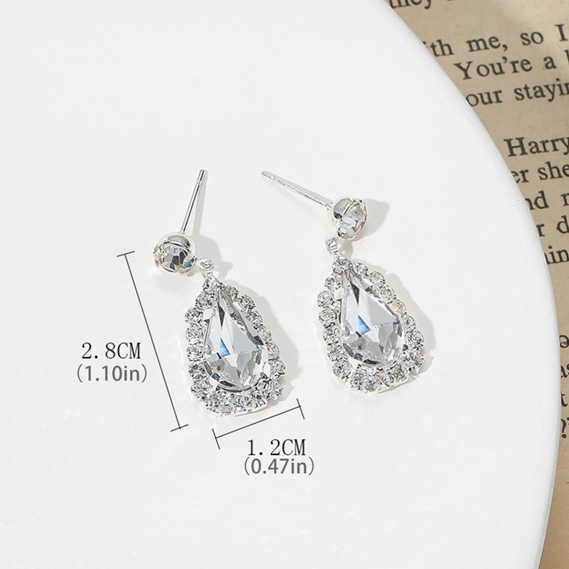 Anting Giwang Gaya Retro Dengan Kristal + Berlian Imitasi + Rumbai Untuk Wanita