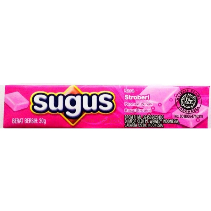 

Sugus Permen Strawberry Stick 30g