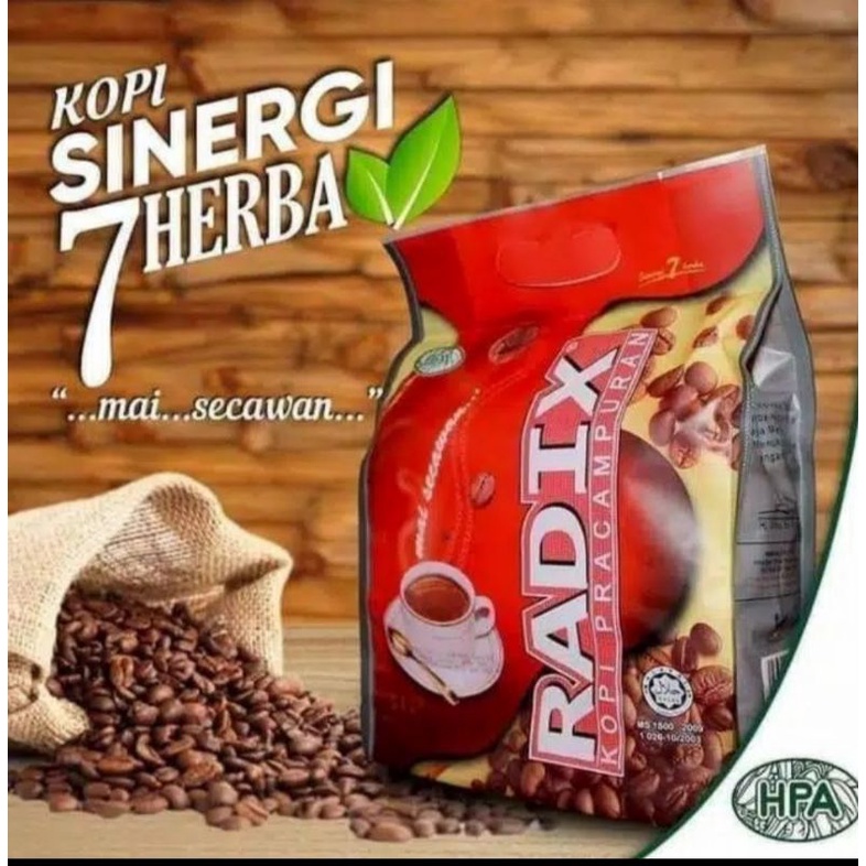 

Kopi Radix HPA 32 Sachet