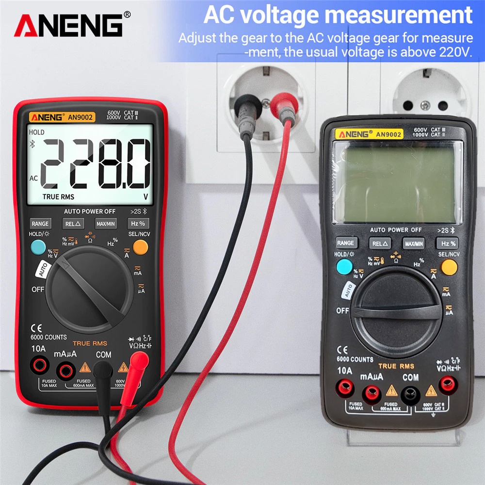 ANENG Digital Bluetooth Multimeter Voltage Tester - AN9002