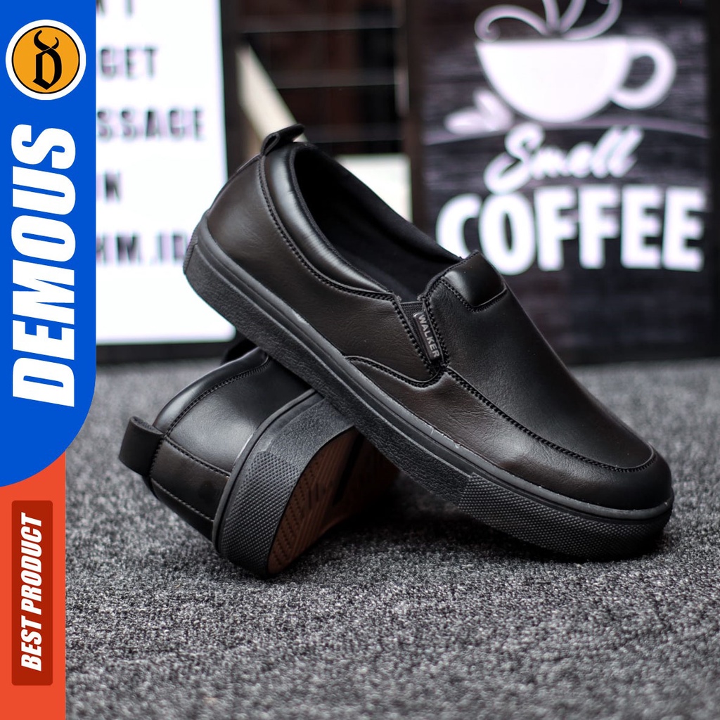 DEMOES Albed - Sepatu Slip On Pria Casual
