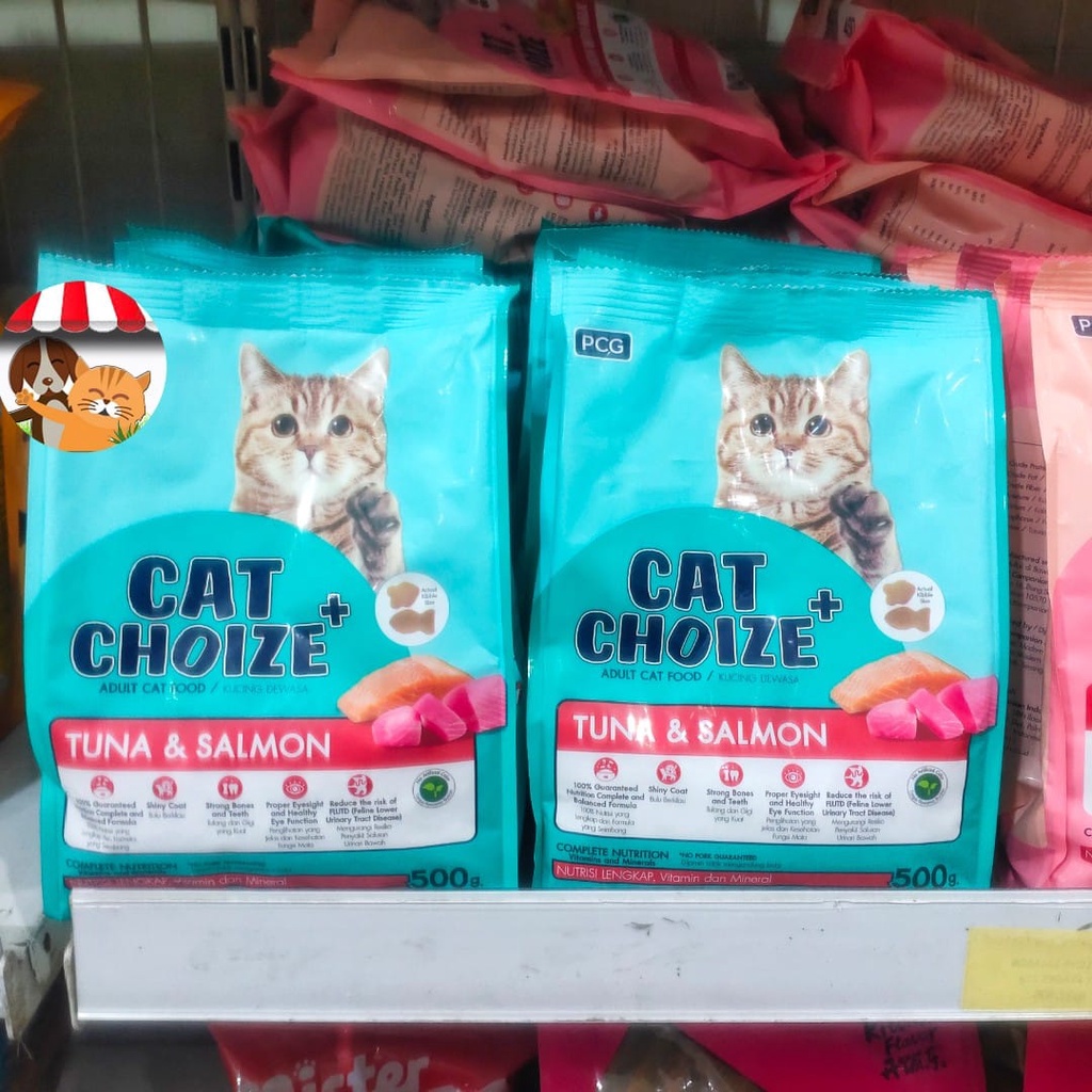 Cat Choize Plus Adult Tuna Salmon 500gr - Makanan Kucing Dewasa