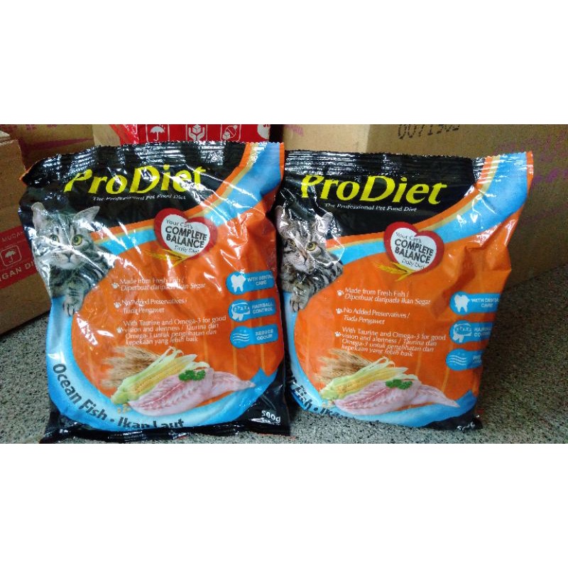 Prodiet makanan kucing  500g