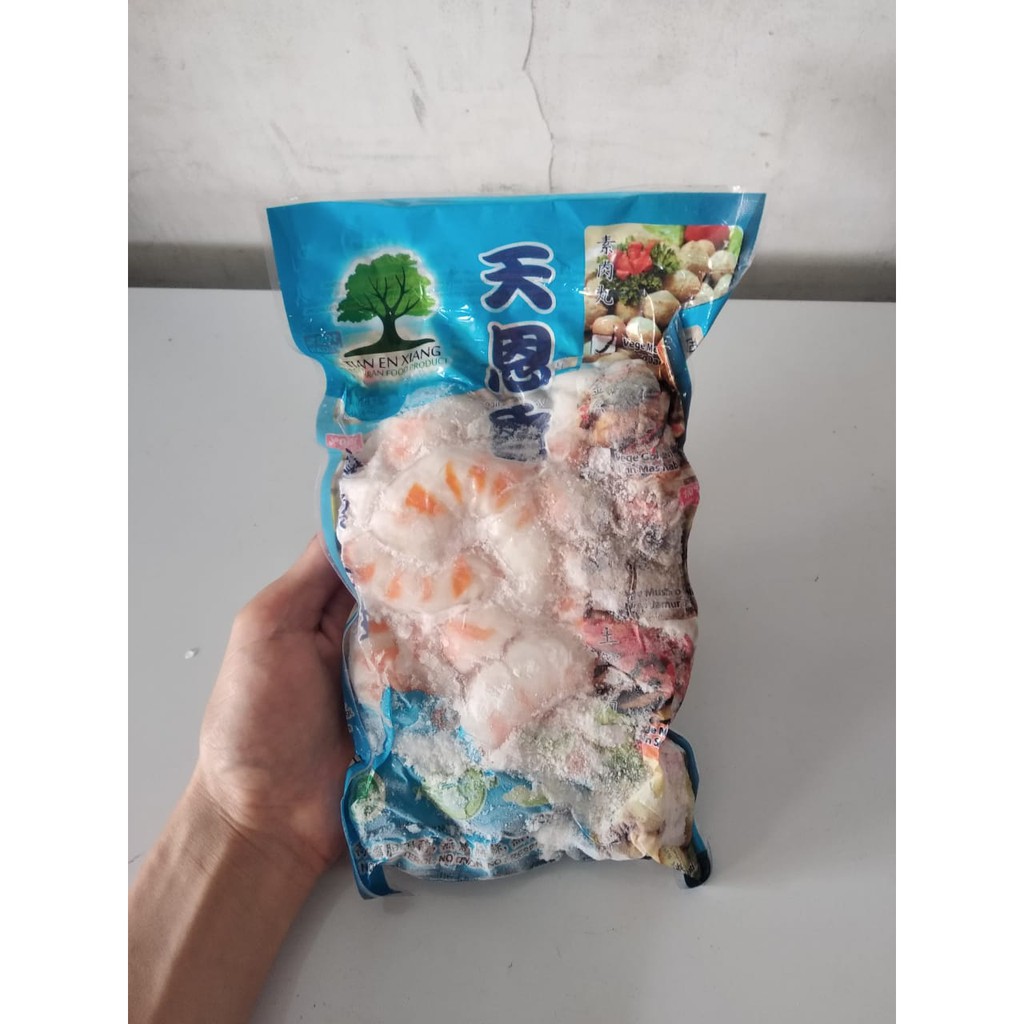 

Tian en Xiang Big shrimp/udang vegan/vege prawn 450gr