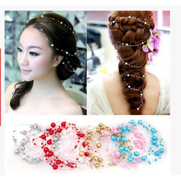 aksesoris wedding rambut mutiara